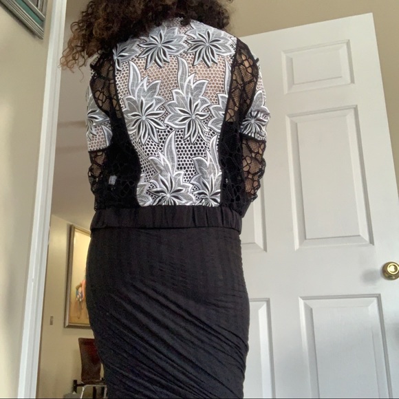 Intermix cutout zip up jacket - Picture 3 of 10